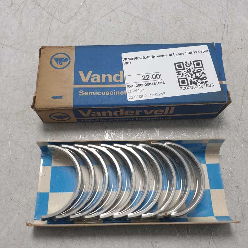 VPM91662 0.40 Bronzine di banco Fiat 124 sport 1967