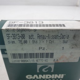 SF-38913-00 Serie anelli pistone fasce elastiche 76mm Dacia Logan 1.5 dci K9K 790 792 794 796