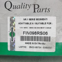 FIN098RS06 segmenti motore VM 195SV diam 95,60 mm