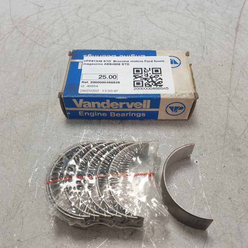 VPR91349 STD Bronzine motore Ford fondo magazzino AEB4509 STD