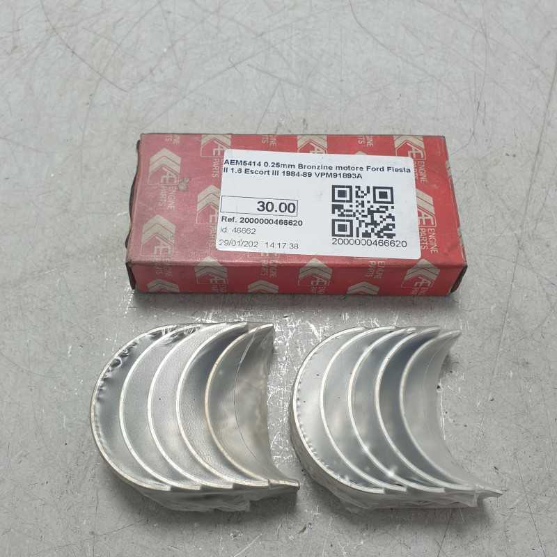 AEM5414 0.25mm Bronzine motore Ford Fiesta II 1.6 Escort III 1984-89 VPM91893A