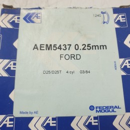 AEM5437 0.25 mm Bronzine motore Ford Transit D25/D25T 1984 4AB 4BC 4CC 4EA
