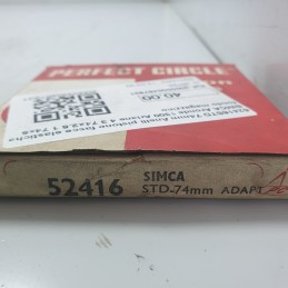 52416STD 74mm Anelli pistone fasce elastiche SIMCA Aronde 1300 Ariane 4 3 74x2.5 1 74x5 fondo magazzino