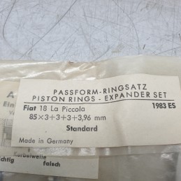 955463 Anelli pistone fasce elastiche Fiat 18 La Piccola trattori 85x3+3+3+3.96mm