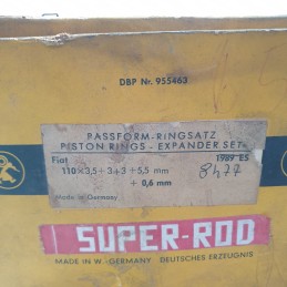 8477 fasce elastiche anelli segmenti pistone Fiat autocarri 110x3,5+3+3+5,5 mm +0,6 mm 1989ES