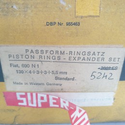 2002ES fasce elastiche anelli segmenti pistone Fiat 690 N1 1964-68 130x4+3+3+5,5 mm STD