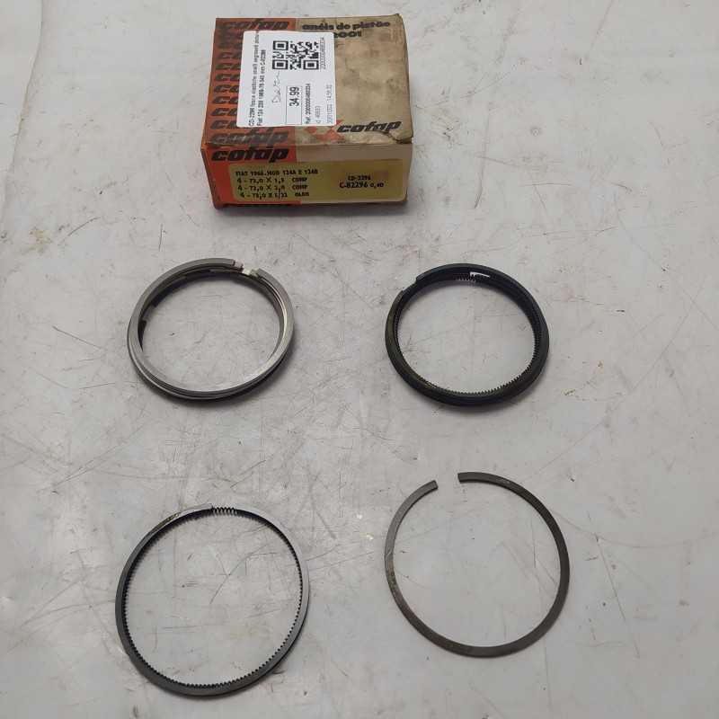 CD-2296 fasce elastiche anelli segmenti pistone Fiat 124 238 1969-76 040 mm C-82296