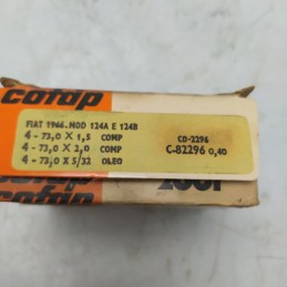 CD-2296 fasce elastiche anelli segmenti pistone Fiat 124 238 1969-76 040 mm C-82296