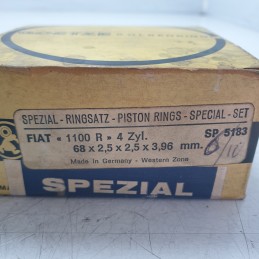 SP5183 fasce elastiche anelli segmenti pistone Fiat 1100 R 1966-69 68x2,5x2,5x3,96 mm