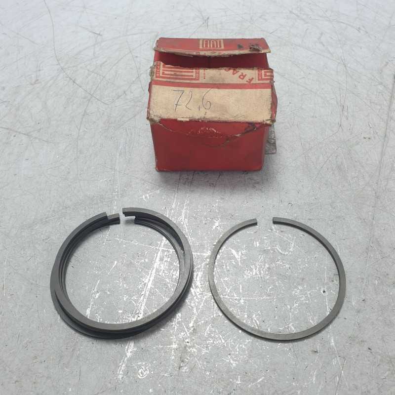 900121 fasce elastiche anelli segmenti pistone Fiat 1200 1953-60 diam 72,6 mm