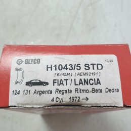 H1043/5 bronzine semicuscinetti banco Fiat 124 131 Argenta Regata Ritmo Lancia Beta dedra STD
