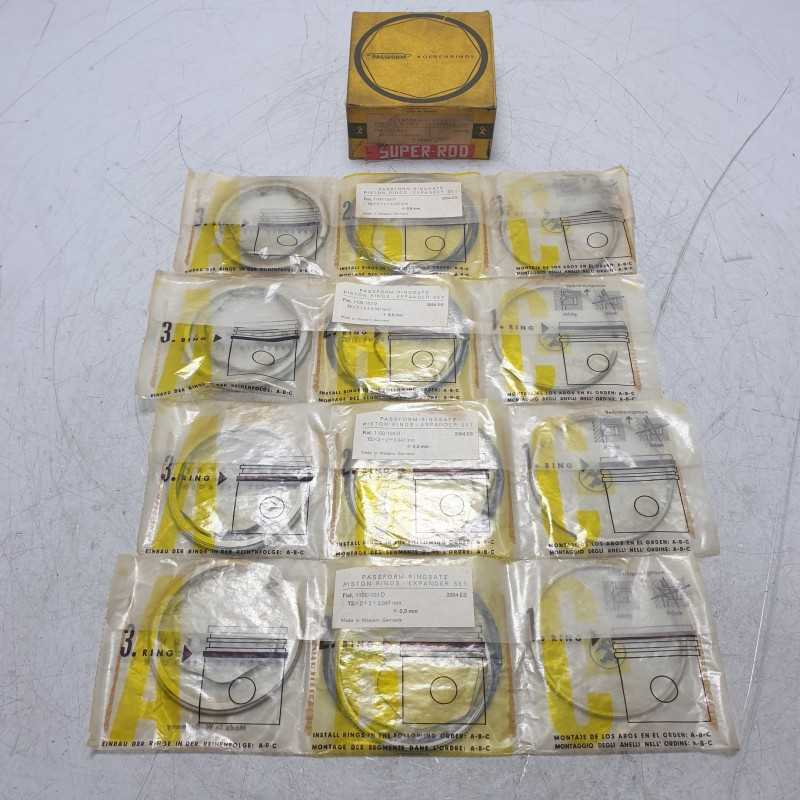 2004ES fasce elastiche anelli segmenti pistone Fiat 1100 103 bauletto 72x2+2+3,947 mm +0,8 mm