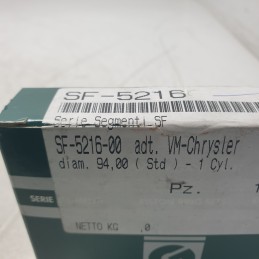 SF-5216-00 Anelli segmento fasce elastiche pistone 94mm Chrysler Voyager Wrangler II 2.8 CRD 2010