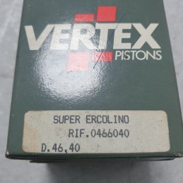 D.46.40 pistone completo Moto Guzzi Ercolino 192cc 1956 diam 46,40 mm Vertex