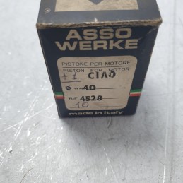 4528 pistone completo Piaggio Ciao 1967-06 diam. 40mm - spinotto 10mm