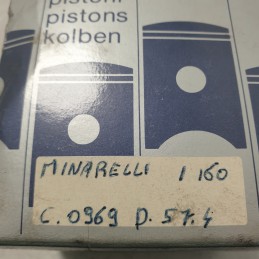 C0969 pistone completo Minarelli I-160 diam 57,4 mm