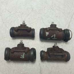 Serie x4 cilindretti freni Fiat Nuova Campagnola 1107 AR76 2.4 D 53 KW 1974-89 da rigenerare
