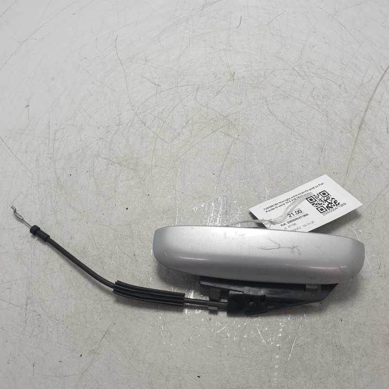 735555163 Maniglia esterna porta post sx Fiat Panda III serie 312 319 2012 grigio