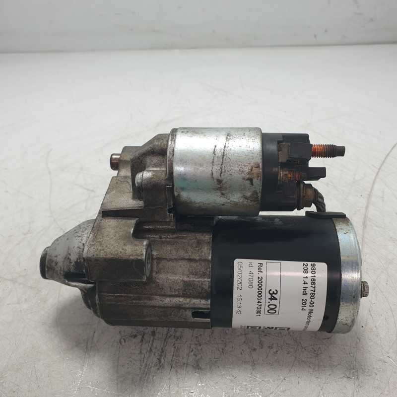 9801667780-00 Motorino avviamento Peugeot 208 1.4 hdi 2014