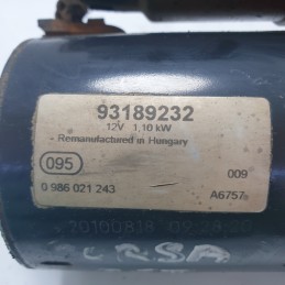 93189232 Motorino avviamento 1.1kw Opel Corsa D 1.3 CDTI 2006