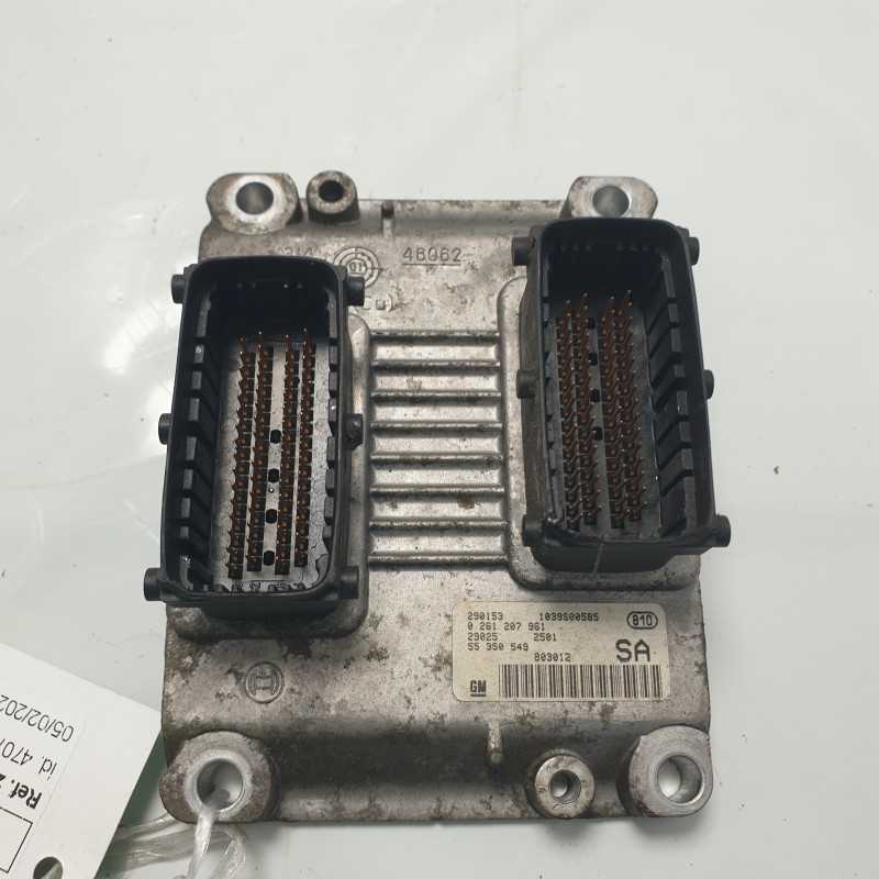 55350549 centralina ECU controllo motore Opel Agila A 1.0 12V 43 KW 58 CV 2000-07