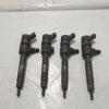 0445110019 serie x4 iniettori carburante Fiat Punto MK2 188 1.9 JTD 1999-05 Bosch