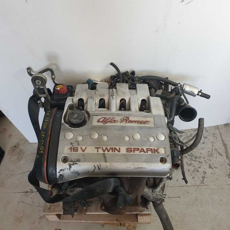 Alfa Romeo 147 937 1.6 16v T.Spark 77kw 105cv 2001-10 AR37203 Motore completo da sostituire o riparare coppa olio