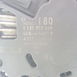 0121715029 Alternatore 180A Mercedes classe C 220cdi W204 2148 125kw 646811 2008