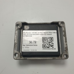 Alfa Romeo 147 937 1.6 16v T.Spark 77kw 105cv 2001-10 centralina ECU controllo motore 00735018130