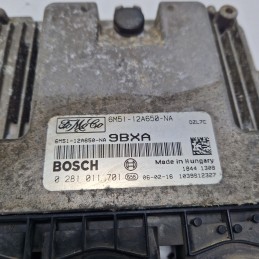 Ford Focus MK2 1.6 B 74 KW 2004-12 centralina ECU controllo motore 6M5112A650NA