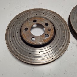 VW Passat B6 3C 2005-10 coppia dischi freni anteriori ventilati diam 287 mm foro interno 136 mm
