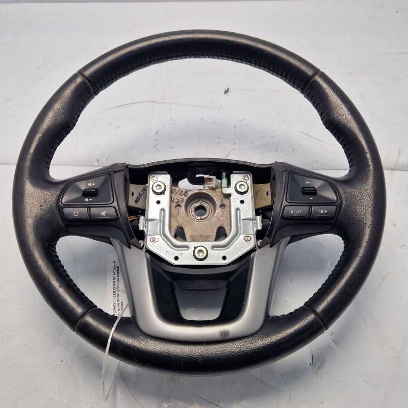 Kia Rio MK3 1.1 CRDI 55 KW 2011-17 volante sterzo guida 56130-1W000 con comandi multifunzioni usurato