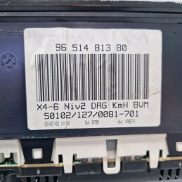 Citroen C5 SW 2.0HDI 2001-04 Quadro strumenti contachilometri 9651481380