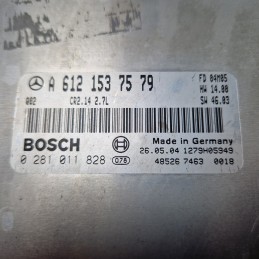 Mercedes CLK C209 2.7CDI 2003-05 Centralina ecu motore A6121537579 0281011828