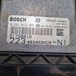 Centralina ECU motore Fiat Doblò MK1 223 1.9 JTD 77 KW restyling 2005-10 51798819