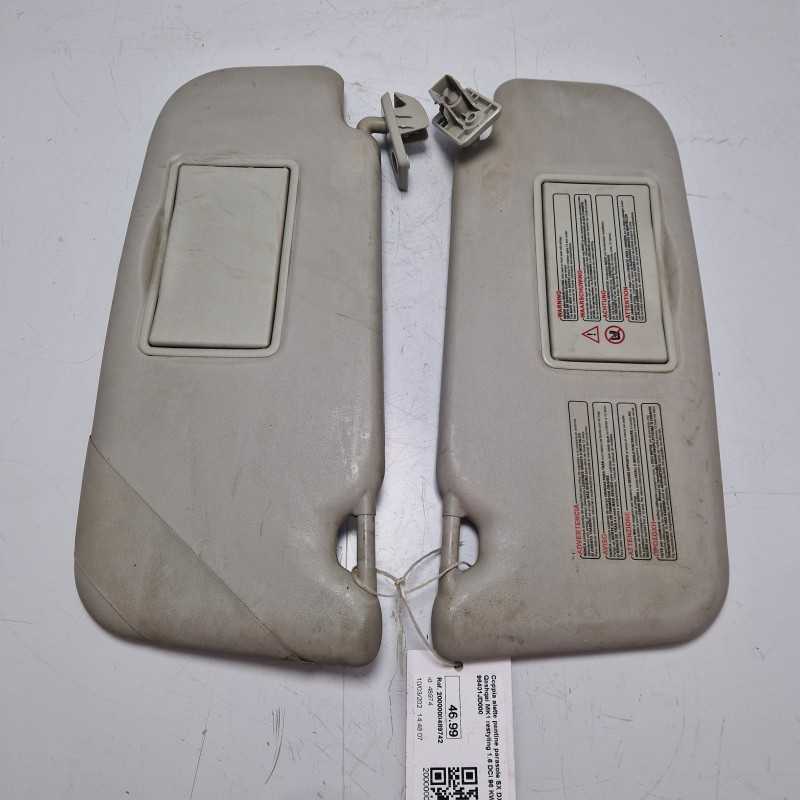 Coppia alette pantine parasole SX DX Nissan Qashqai MK1 restyling 1.6 DCI 96 KW 2011-13 96401JD000