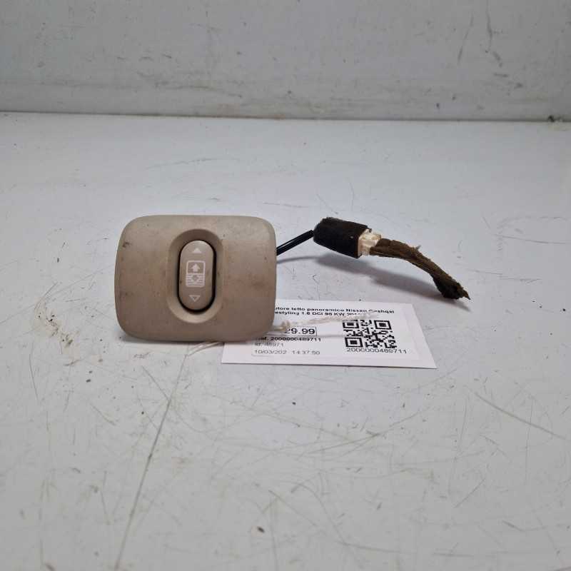 Interrutore tetto panoramico Nissan Qashqai MK1 restyling 1.6 DCI 96 KW 2011-13