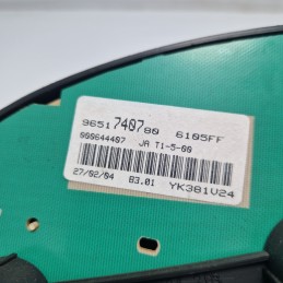 Quadro strumenti contachilometri Peugeot 206 1.6 hdi 2006 9651740780