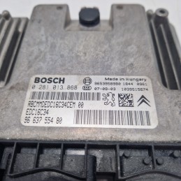 Centralina ecu motore Peugeot 207 1.6 hdi 2006 9663755480 0281013868 edc16C34