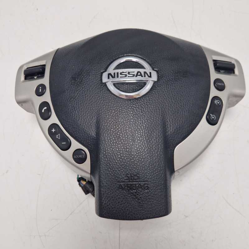 Airbag volante guidatore Nissan Qashqai MK1 restyling 1.6 DCI 96 KW 2011-13 98510BR26D cover danneggiata