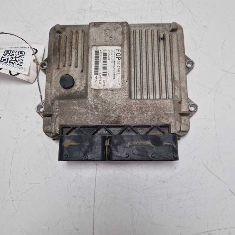 Centralina ECU cotrollo motore Opel Agila A 1.3 CDTI 51 KW 2004 55187471