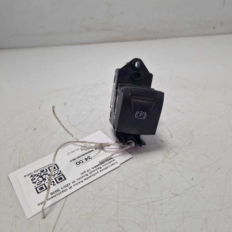 Interruttore pulsante freno di stazionamento elettrico Renault Scenic III JZ0/1 2009 363210006RA 10 pin
