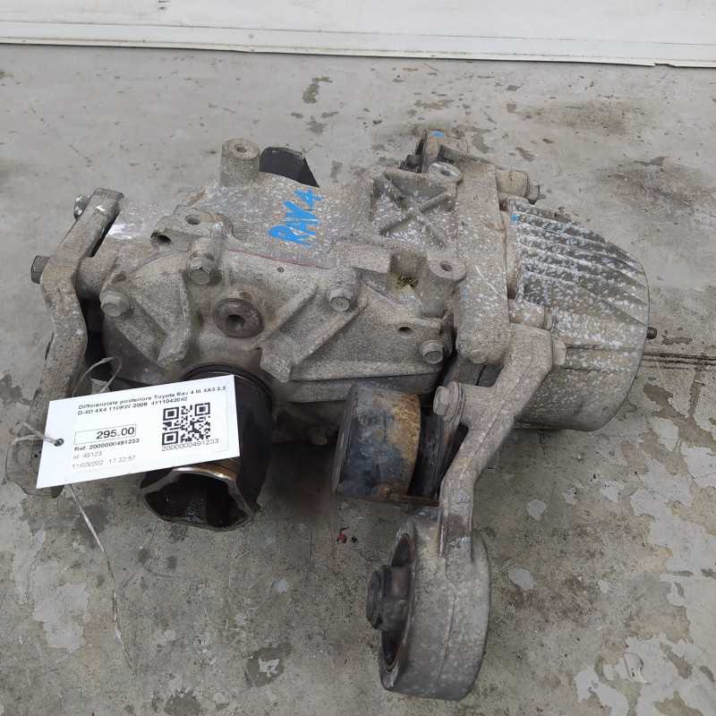 Differenziale posteriore Toyota Rav 4 III XA3 2.2 D-4D 4X4 110KW 2009 4111042042