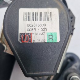 Cintura di sicurezza con pretensionatore ant dx Smart 454 Forfour 1.5 cdi 2005 602873600