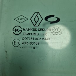 Vetro scendente post DX Renault Koleos MK1 2.0 DCI 110 KW 4X4 2008-14 823001644R