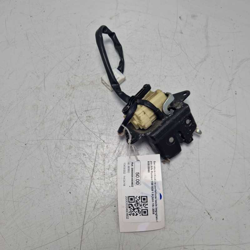 Serratura chiusura portellone baule bagagliaio 5 pin Alfa Romeo 159 939 1.9 jtdm 16v 2006 50505990