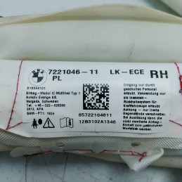 Airbag a tendina dx BMW serie 3 F30-31 320D 2011-16 7221046-11 618344101 85722104611