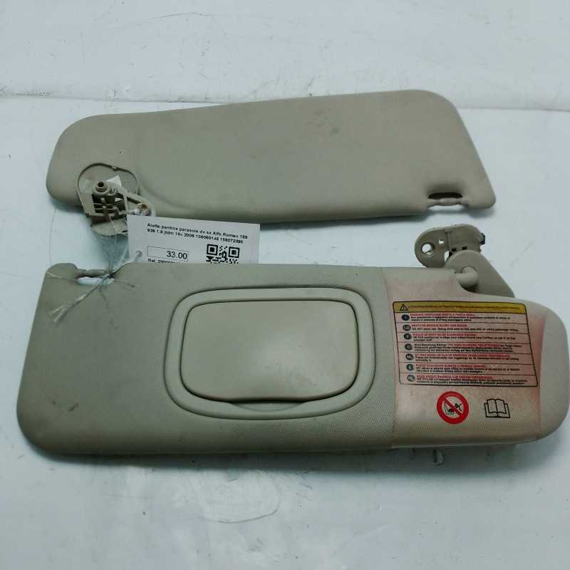 Alette pantine parasole dx sx Alfa Romeo 159 939 1.9 jtdm 16v 2006 156060145 156072895