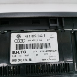 Pannello comandi clima A/C Audi A6 AllRoad Quattro 3.0 tdi 2006 4F1820043T