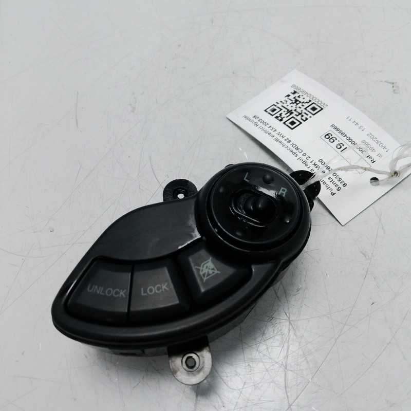 Pulsantiera regol specchietti elettrici Hyundai Santa Fe MK1 2.0 CRDI 92 KW 4X4 2003-06 93530-26000